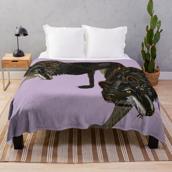 Item preview, Totem black Buffalo wolf (nubilus) Lavender  designed and sold by belettelepink.