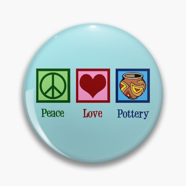 Item preview, Peace Love Pottery designed and sold by Epic Love Designs.