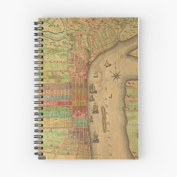 Item preview, Vintage Map of Philadelphia Pennsylvania (1802) designed and sold by BravuraMedia.