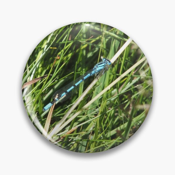 Item preview, Blue damselfly designed and sold by pinkal.