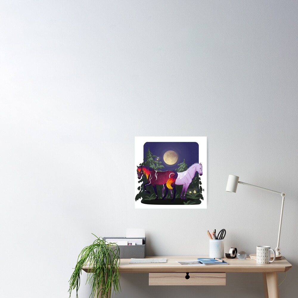 "Umbra und Ayla Star Stable" Poster von Hokkio | Redbubble