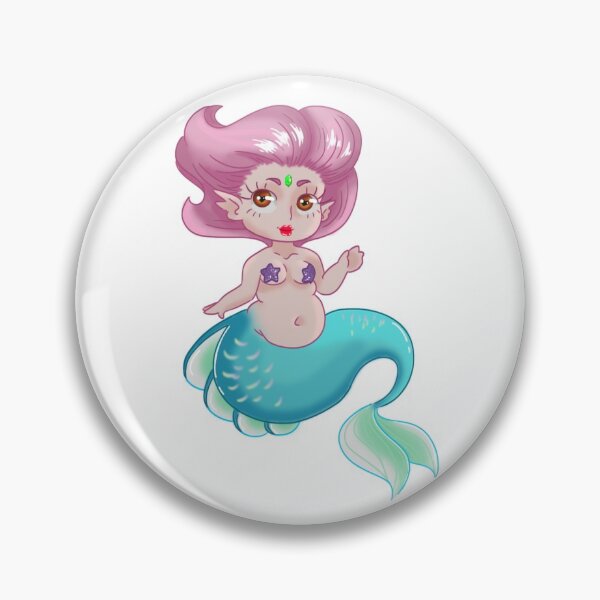 Item preview, Chubby Mermaid designed and sold by AdvenaArt.