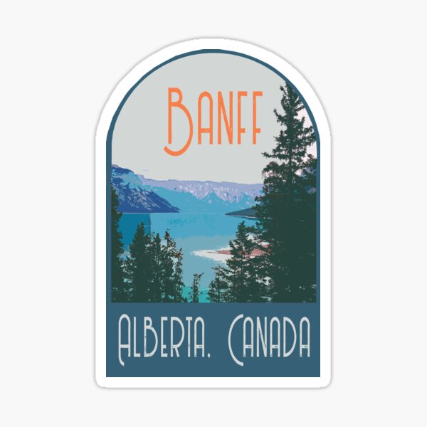 Banff Alberta, CA Decal Sticker