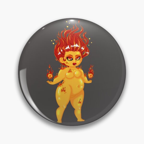 Item preview, Chubby Pyro-woman designed and sold by AdvenaArt.