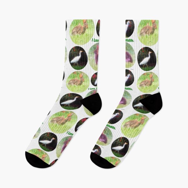 Item preview, I Love Wildlife (Rabbits+Cranes) designed and sold by kristalcurt.