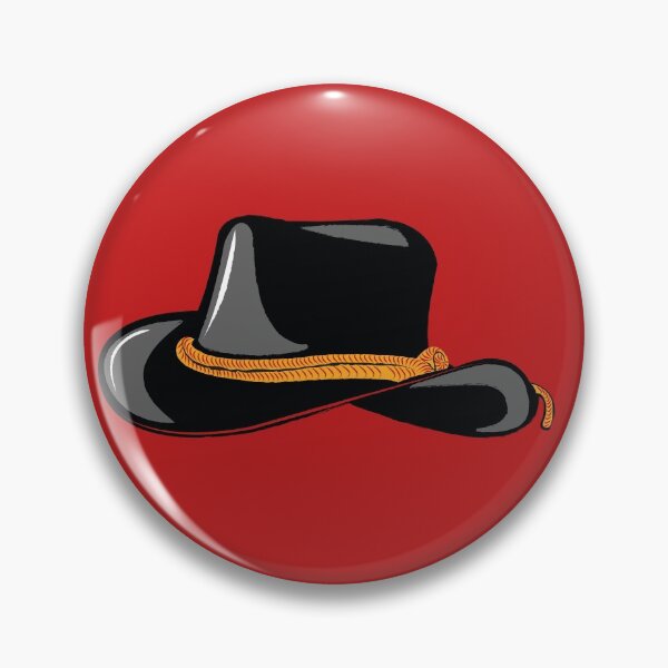 Item preview, Cowboy Hat Pin 1 PLUS STICKERS designed and sold by Fleurescience.