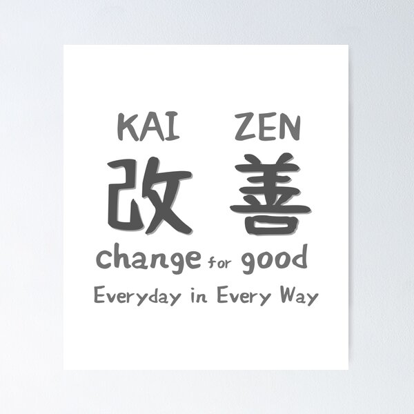 Item preview, Kaizen - Change for Good - Everyday in Every Way designed and sold by wakluz90.