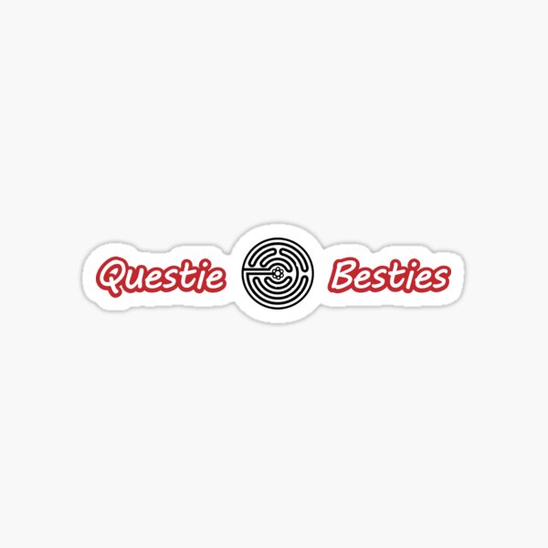 Item preview, Questie Besties Sticker designed and sold by PerkyBoi.