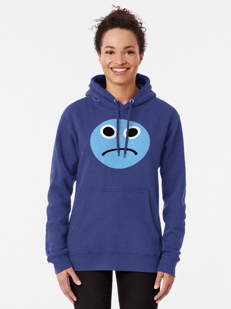 Hoodie with cheap sad face