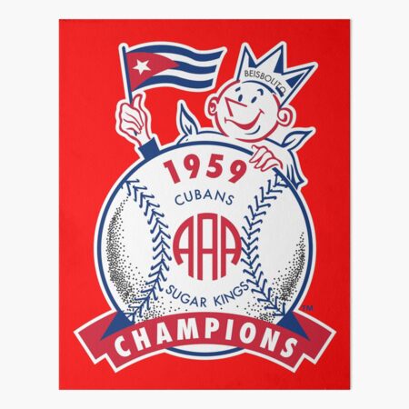 Havana Sugar Kings 1959 AAA World Champions Logo Sticker for Sale by  alhern67