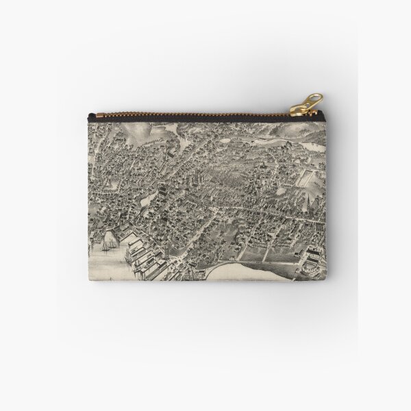 Item preview, Vintage Pictorial Map of Plymouth MA (1882) designed and sold by BravuraMedia.