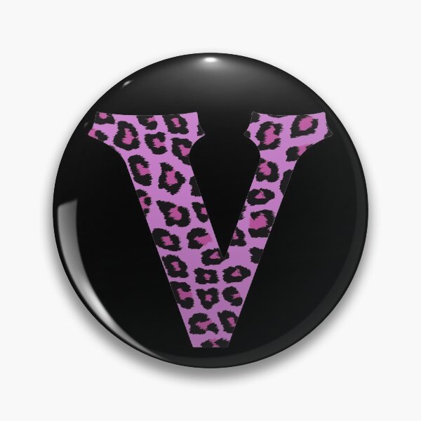 Item preview, Purple Letter V Leopard Cheetah Monogram Initial designed and sold by SqueakyRicardo.
