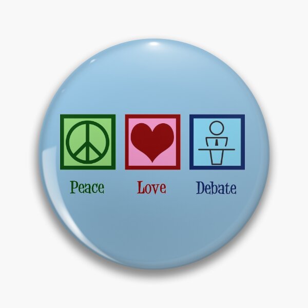 Item preview, Peace Love Debate Team designed and sold by Epic Love Designs.