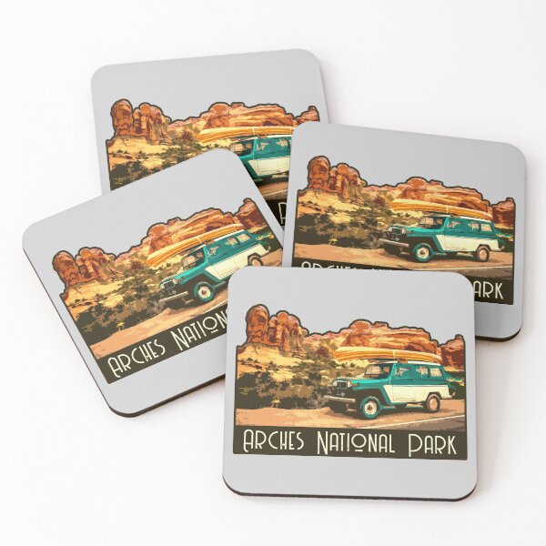 Item preview, Arches National Park Decal designed and sold by Decal Mania.