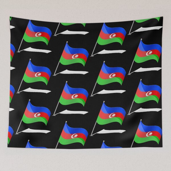 Item preview, Azerbaijan flag waving designed and sold by Seb-Sk93.