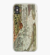 Vinilo o funda para iPhone Vintage Pictorial Map of The Port of New York