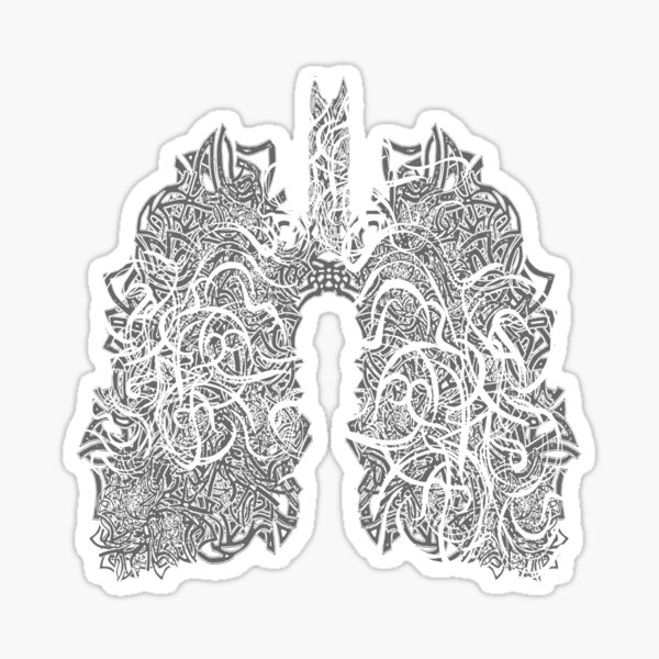 Breathe Art, Grey Sticker