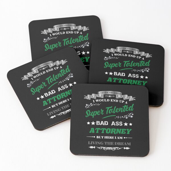 Item preview, Super Talented Attorney - Green designed and sold by ryanwfraser.