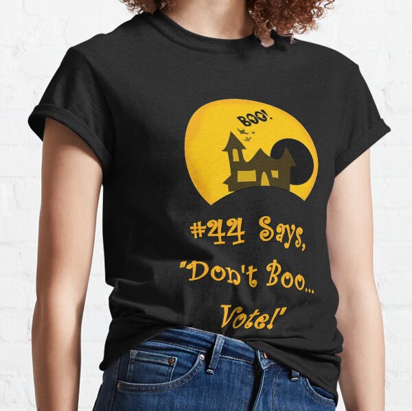 Promoting Voter Registration Halloween Fun and College Students Classic T-Shirt
