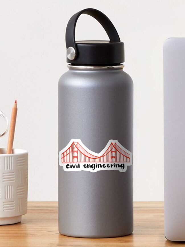 Thumbnail 1 of 3, Sticker, Civil Engineering designed and sold by myeet.