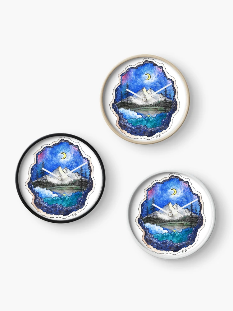 Thumbnail 3 of 4, Clock, Geode designed and sold by MythrosStudios.