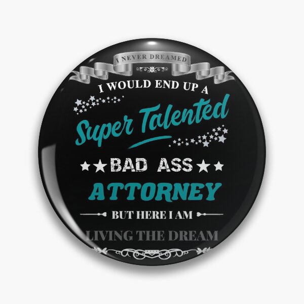 Item preview, Super Talented Attorney - Teal designed and sold by ryanwfraser.