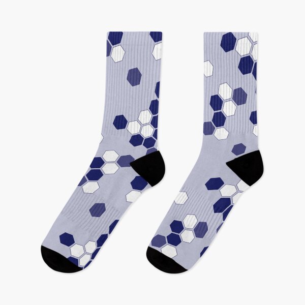Item preview, Hexagons in Blue designed and sold by Amy VanMeter.