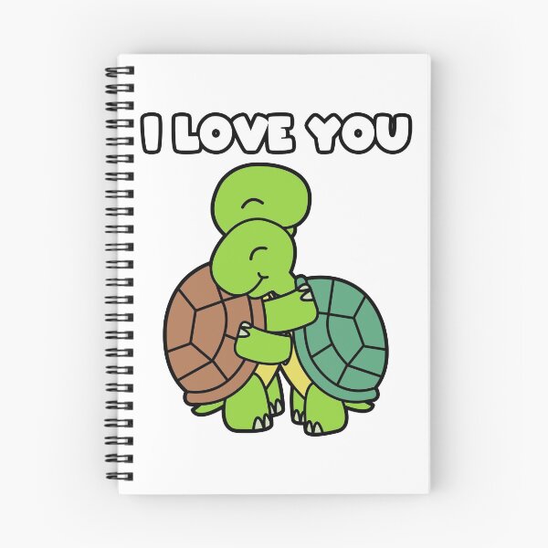 Aperçu de l'œuvre Je t'aime tortues créée et vendue par nmdesigns1.