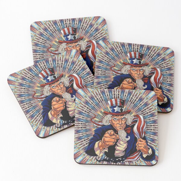 Item preview, Uncle Sam Multicolor Geometry Pattern designed and sold by starcraft542.