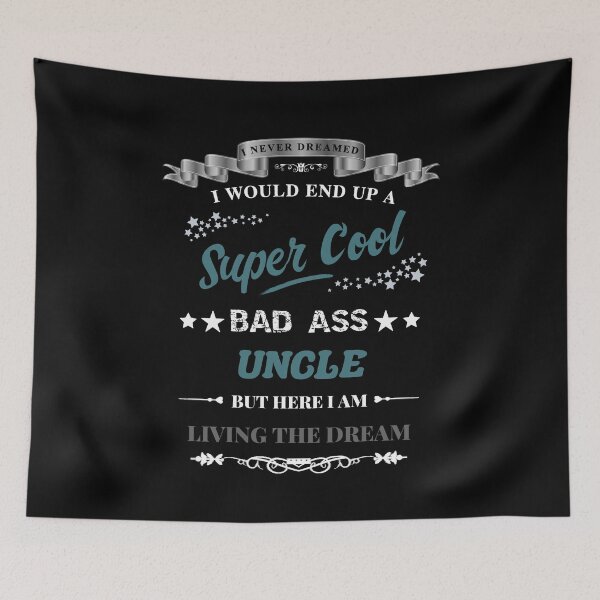 Item preview, Super Cool Uncle - Blue Gray designed and sold by ryanwfraser.