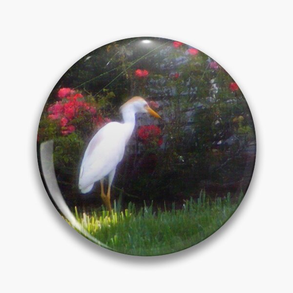 Item preview, Crane Enjoys the Flowers designed and sold by kristalcurt.