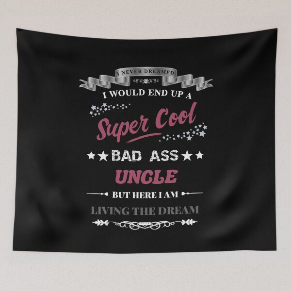Item preview, Super Cool Uncle - Burgundy designed and sold by ryanwfraser.