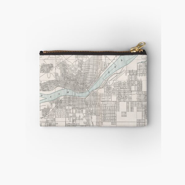 Item preview, Vintage Map of Portland Oregon (1901) designed and sold by BravuraMedia.