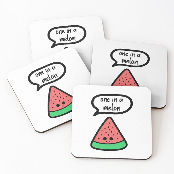 Item preview, Watermelon "One in a Melon" Illustration designed and sold by cobyc10916.