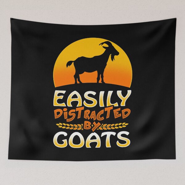 Item preview, Easily Distracted By Goats designed and sold by highparkoutlet.