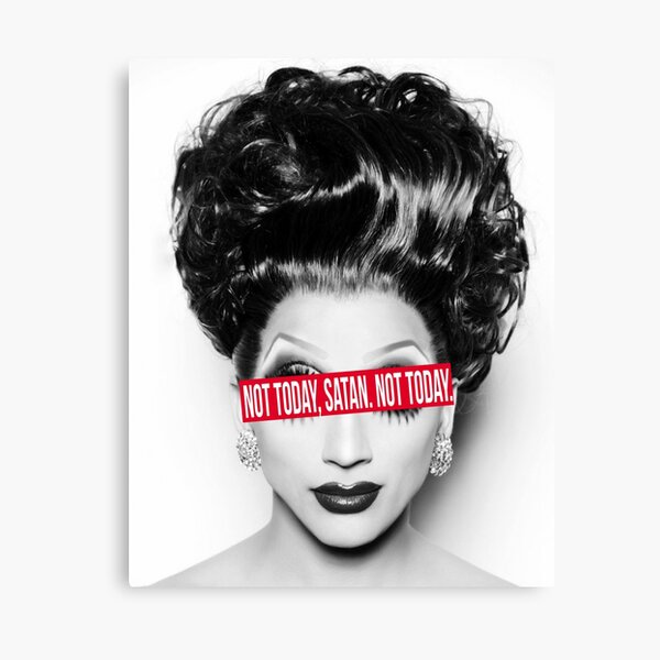 Not today, Satan. Not today. Canvas Print