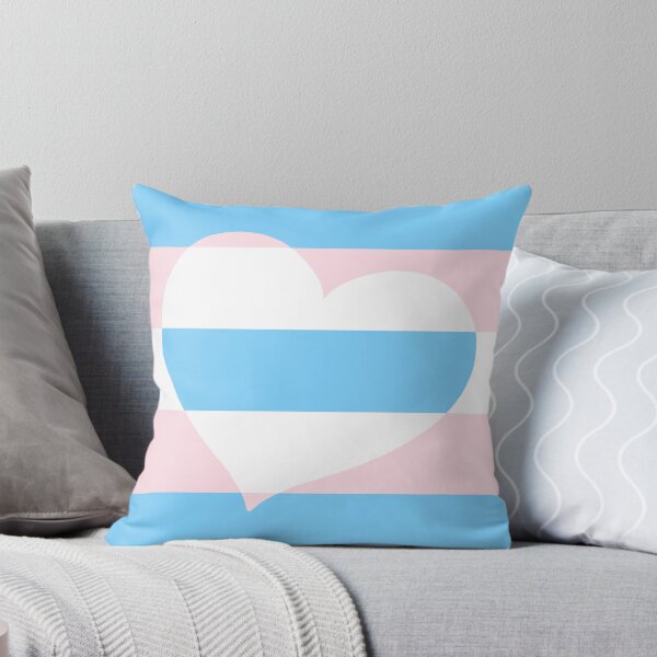 Item preview, LGBTQ Flag with Hearts v2 - Trans designed and sold by Sarinilli.