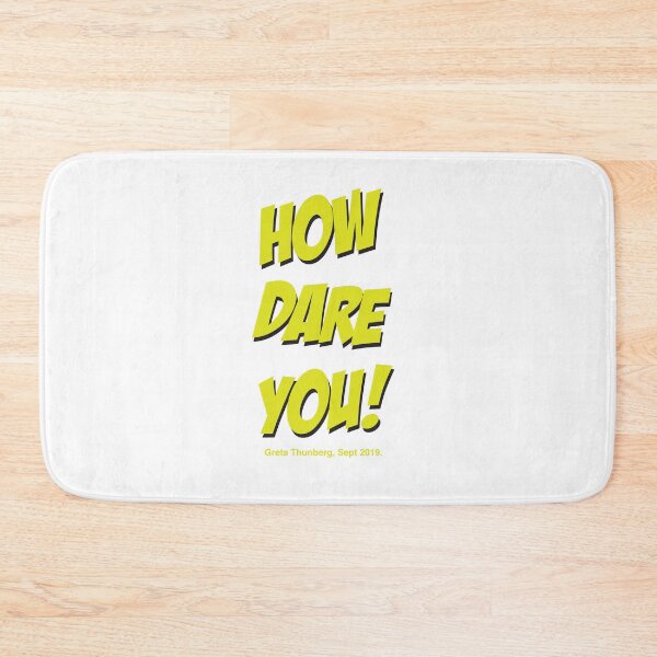 Item preview, Emotional Greta Thunberg quote "How dare you"! Environmental activists. designed and sold by paulo silveira.