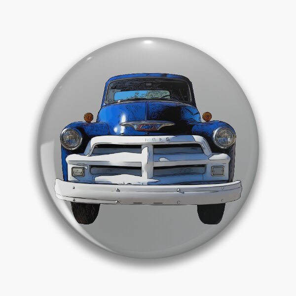 Blue Truck from the 1940s Pin