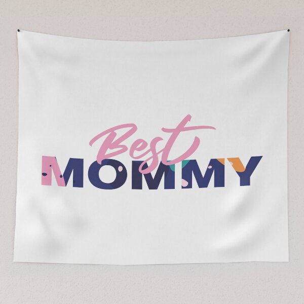 Item preview, Colorful pattern quote. Best mommy. designed and sold by Happy-Donut.