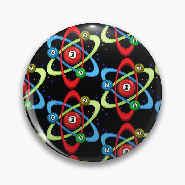 Item preview, Awesome Billiards Ball Atom Science Pool Player Tile Pattern designed and sold by perfectpresents.