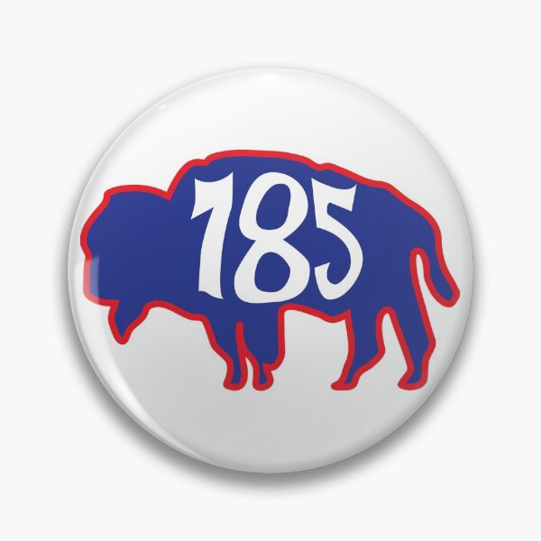 Item preview, Hand Drawn Kansas Buffalo 785 Crimson Red Blue designed and sold by itsrturn.