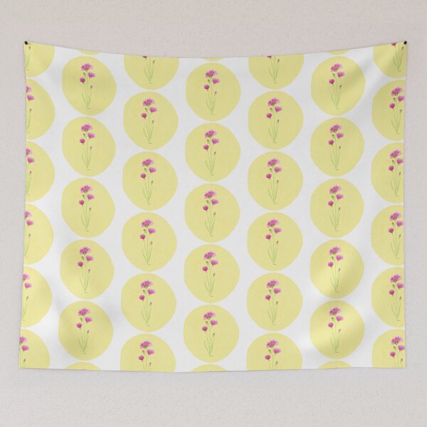 Item preview, Carnation in watercolor - yellow background designed and sold by kslittleworld.