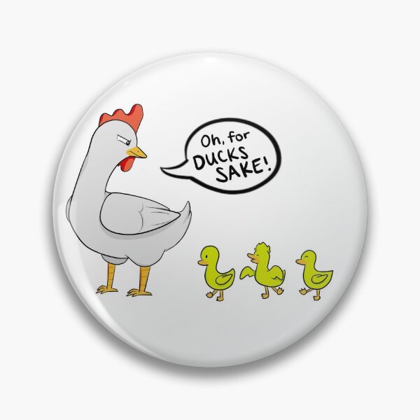 Item preview, "Oh, For Ducks Sake!" Annoyed Chicken designed and sold by Lynn-Z.