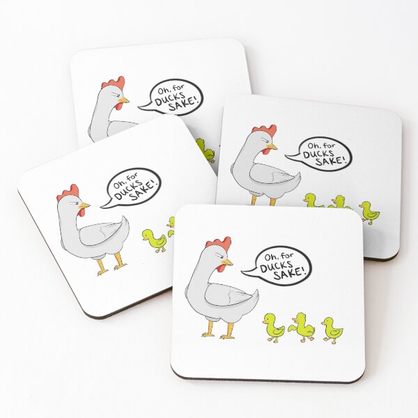 Item preview, "Oh, For Ducks Sake!" Annoyed Chicken designed and sold by Lynn-Z.