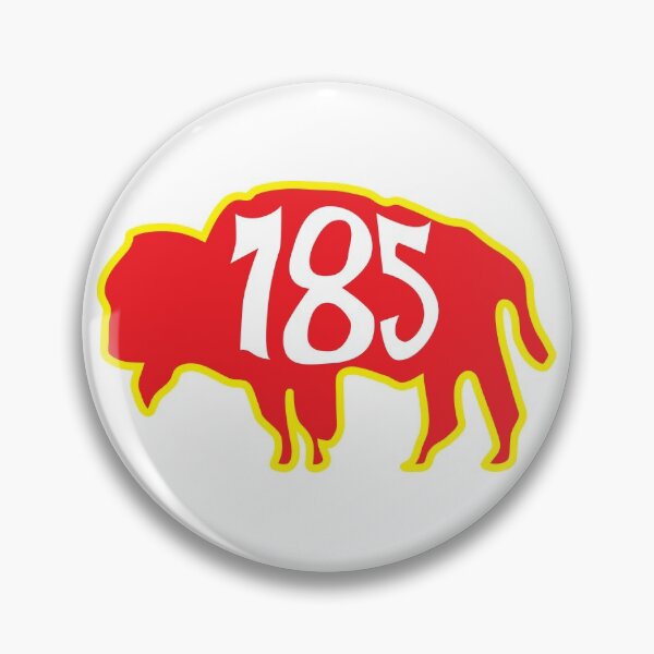 Item preview, Hand Drawn Kansas Buffalo 785 Red Gold designed and sold by itsrturn.