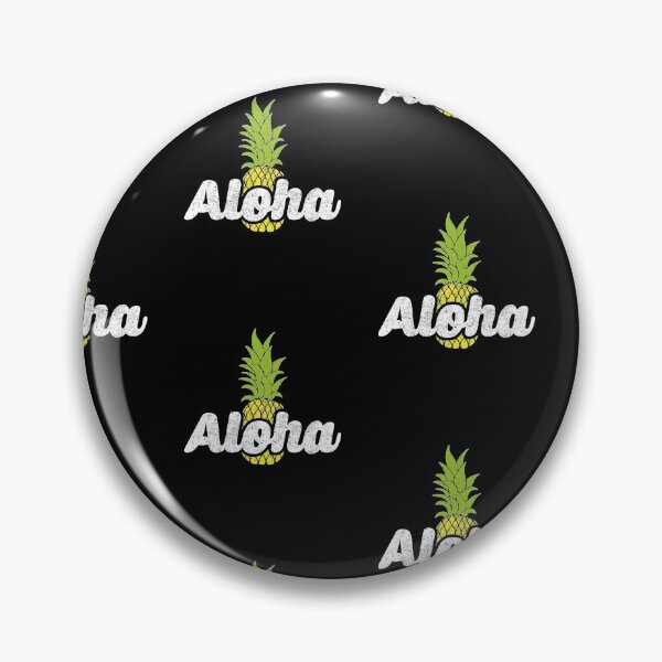 Item preview, Cute Aloha Pineapple Hawaiian Fruit Theme Tile Pattern designed and sold by perfectpresents.