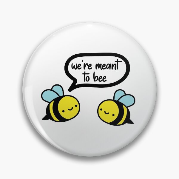Item preview, Bee "We're Meant to Bee" Illustration designed and sold by cobyc10916.