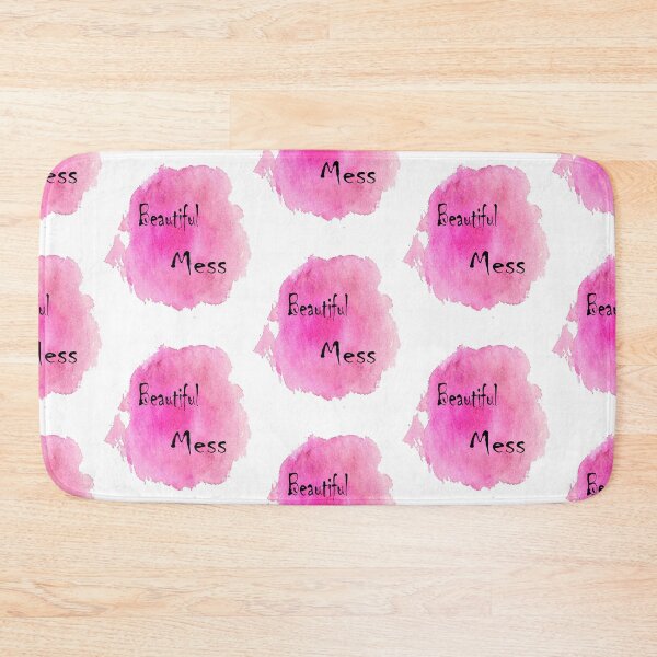 Item preview, Watercolor Pink A Beauftiful Mess- Embrace Life As It Is designed and sold by ReliableSupply.