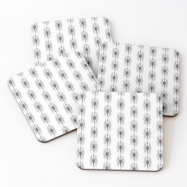 Item preview, Trippy Scorpion Desert Arachnid Land Octopus Tile Pattern designed and sold by perfectpresents.